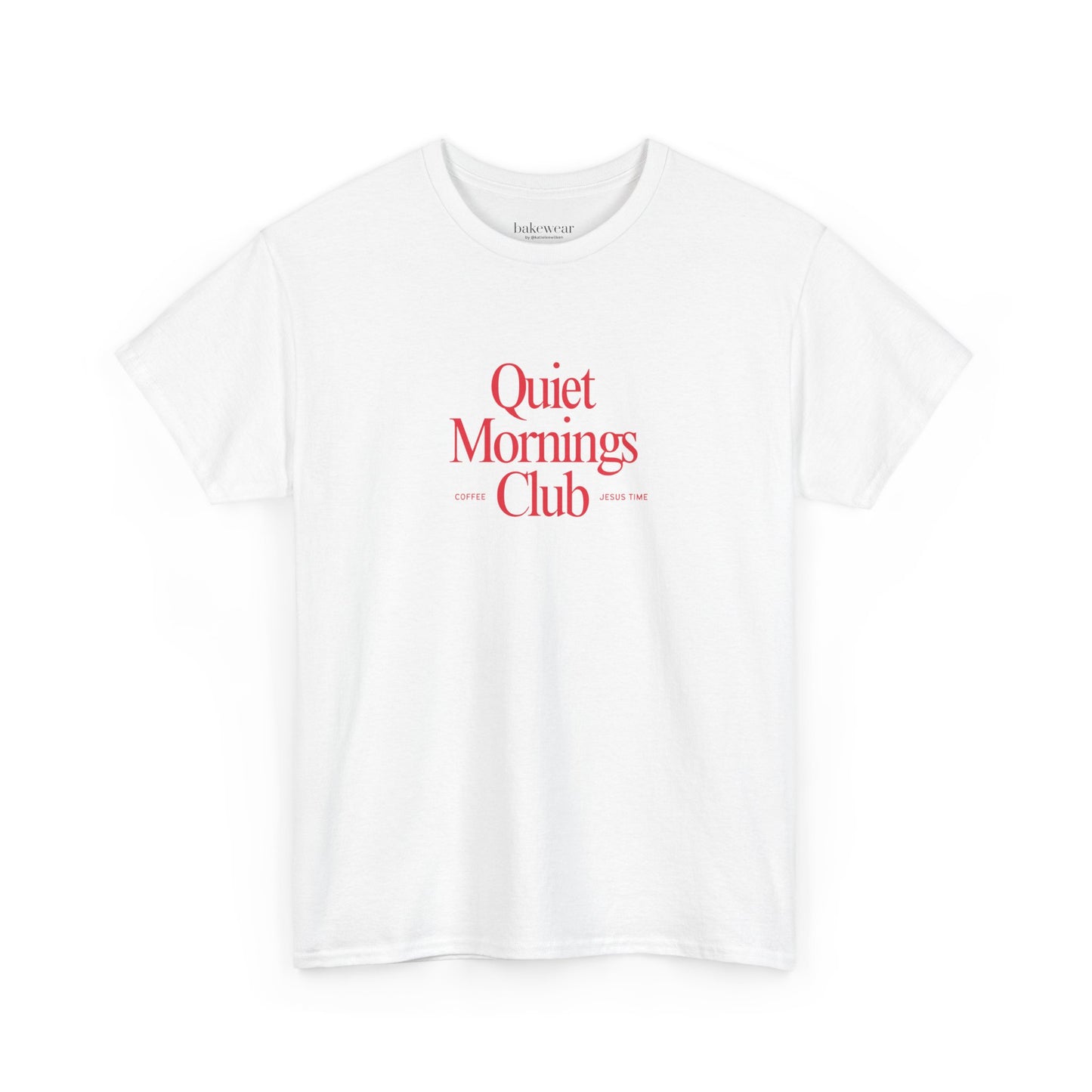 Quiet Mornings Club Tee